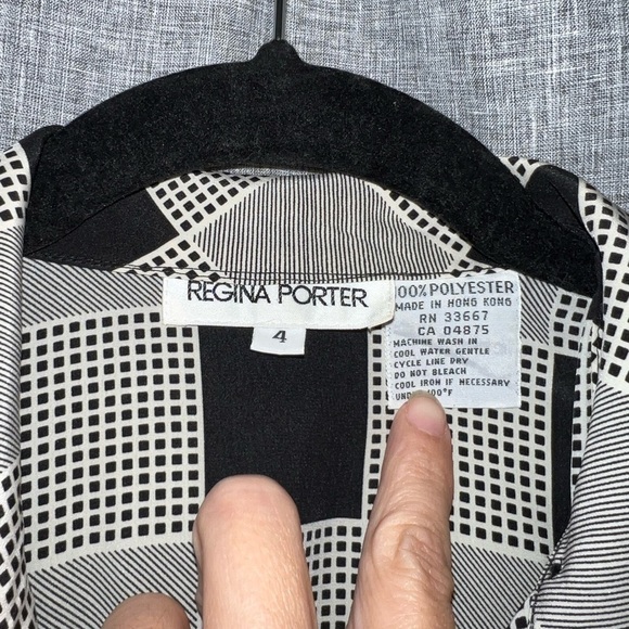 WOMEN'S Regina Porter Button Down Top Size 4 - Picture 6 of 6